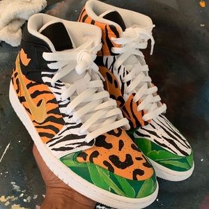 Safari Themed High Top Ones